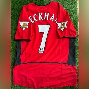 Beckham Man U retro jersey